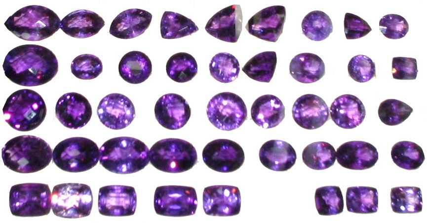 Different Types of Cuts of Amethyst