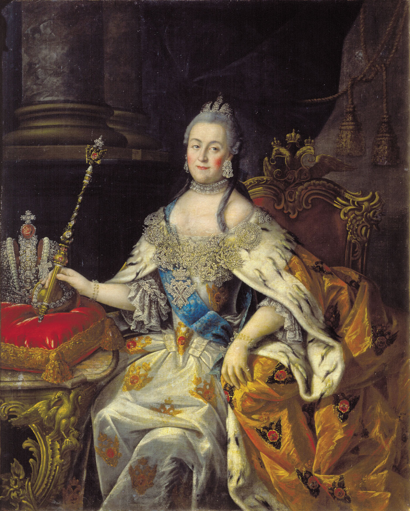 Catherine The Great, Potrait of Antropov Alexey Petrovich