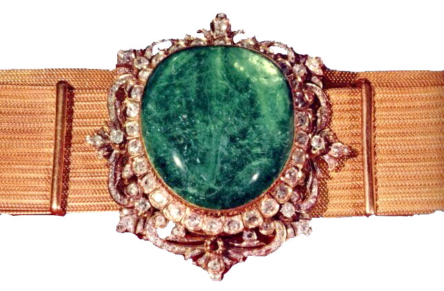 The Emerald Belt in the Iranian Crown Jewels