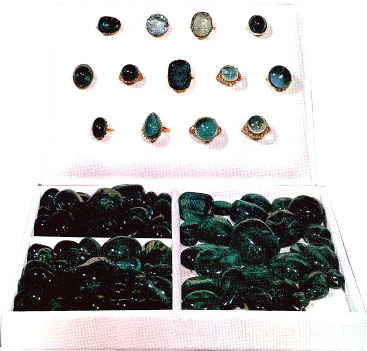 Some of the loose Emeralds among the Iranian Crown Jewels