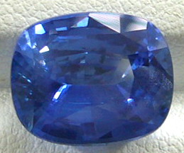 Cushion Cut Blue Sapphire from Africa