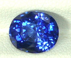 Oval Cut Ceylon Blue Sapphire Gemstone