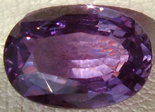 Oval Cut Ceylon Violet Sapphire Gemstone