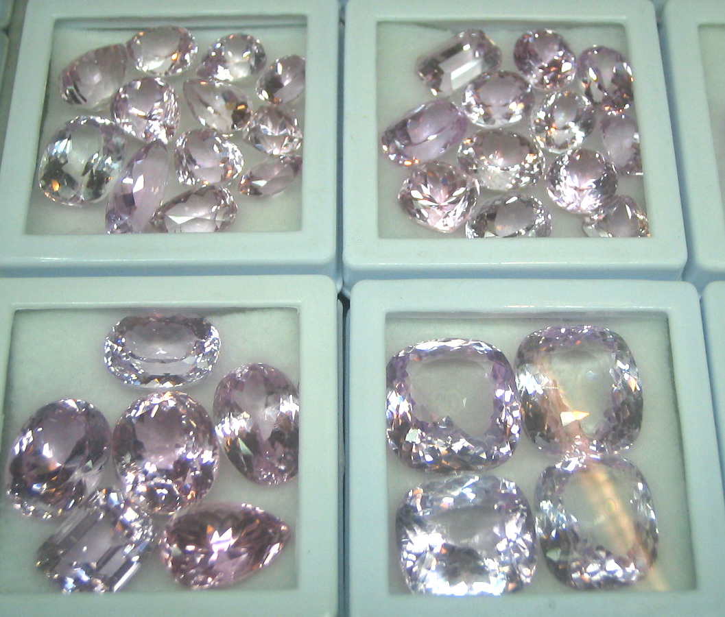 Kunzite Gemstones from South Africa