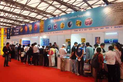 Sri Lanka Pavilion at the Shanghai Jewellery Show
