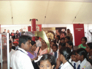 School Children at the National Gem Authority Stall