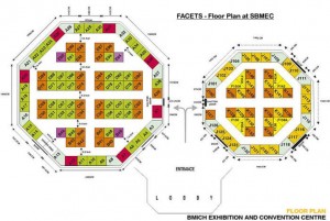 Facets Sri Lanka Floor Plan at the BMICH Exhibition and Convention Center
