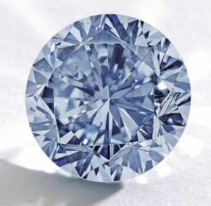 Premier Blue Diamond - World's largest, round brilliant-cut, fancy vivid blue diamond