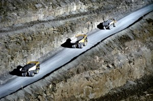 Truck and shovel open-pit operation at Letseng diamond mine