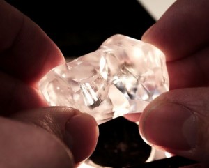 162.06-carat, Type II, rough diamond that sold for US$ 11.1 million