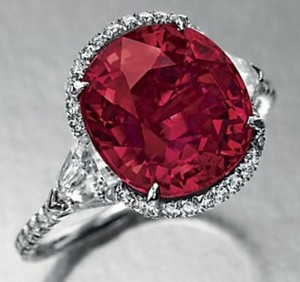 Lot 129-A Superb Ruby and Diamond Ring
