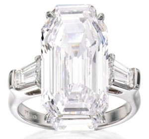 Lot 409 - Fine Platinum and Diamond Ring