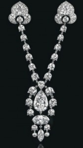 Lot 259 - A Belle-Epoque Diamond Devant-De-Corsage Brooch by Cartier, circa 1912