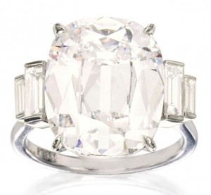 Lot 447 - Important Platinum and Diamond Ring