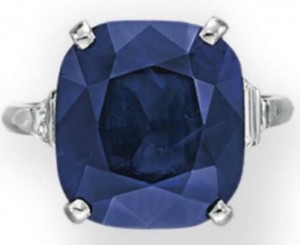 Lot 220 - A Sapphire And Diamond Ring 
