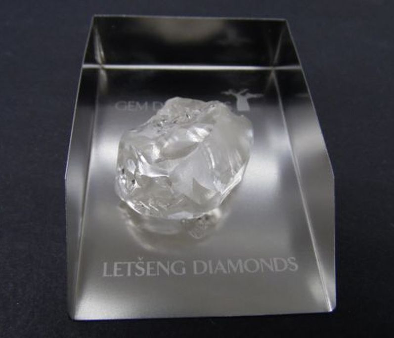 126-CARAT, D-COLOR, TYPE IIa ROUGH DIAMOND RECOVERED AT LETSENG DIAMOND MINE