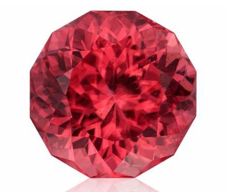 ALL OTHER FACETED 1ST PLACE - BRETT KOSNARM 24.26-CARAT ROUND PORTUGUESE-CUT RHODOCHROSITE