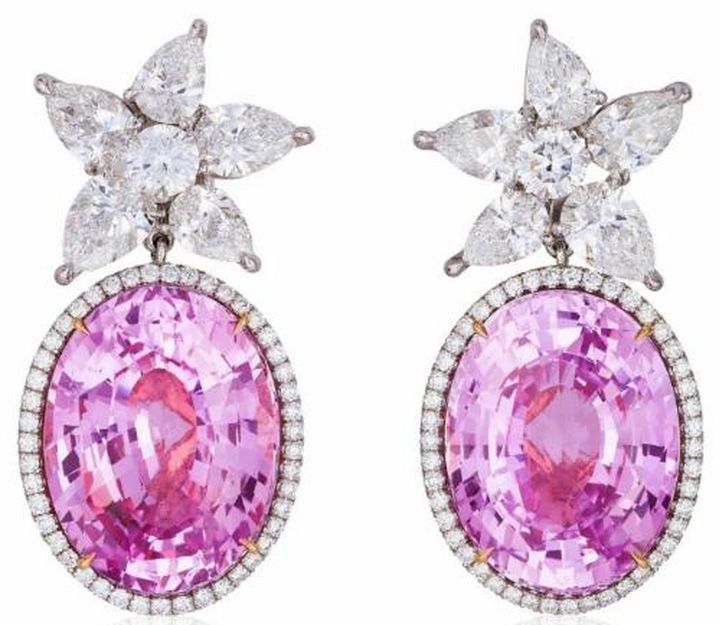 CLASSICAL 1ST PLACE - ALLEN KLEIMAN Co. PLATINUM AND 18K PINK GOLD EARRINGS
