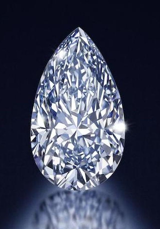LOT 188 - 4.03-CARAT, FANCY INTENSE BLUE, SI-1 CLARITY, PEAR-SHAPED DIAMOND