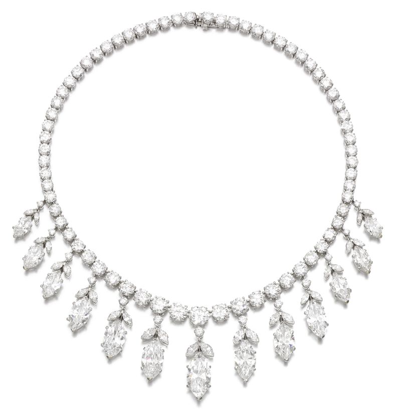 LOT 440 – IMPORTANT DIAMOND NECKLACE, VAN CLEEF & ARPELS, 1950S