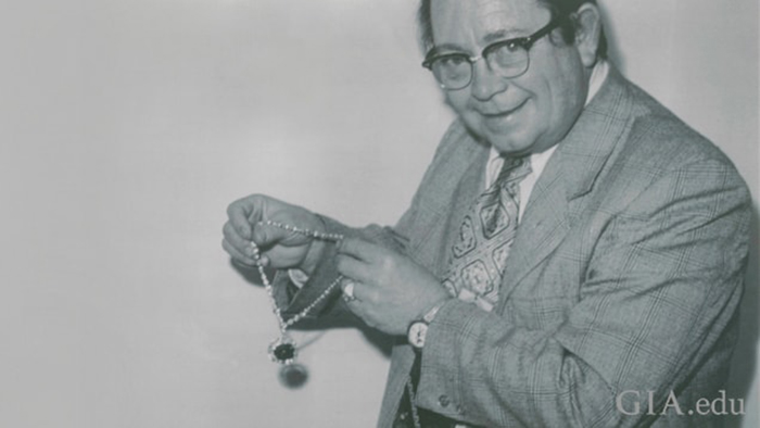 CHARLES LEUTWYLER AT THE TIME HE WAS INVITED TO EXAMINE AND PHOTOGRAPH THE HOPE DIAMOND