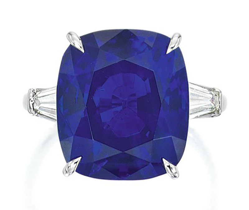 Lot 89 – An Important Sapphire and Diamond Ring