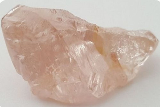 46 carat pink lulo rough diamond
