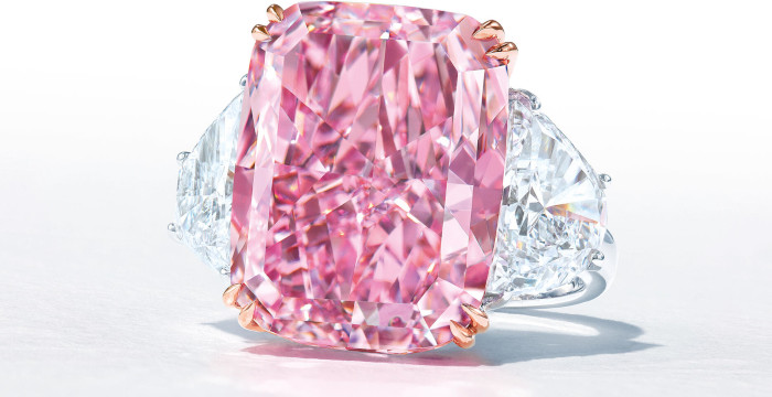 15.81-carat pink sakura diamond