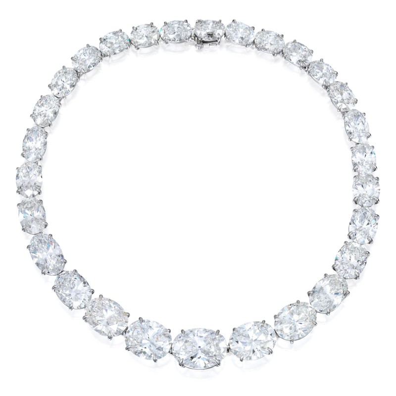 LOT 93 – A MAGNIFICENT DIAMOND NECKLACE BY ANDREW CLUNN
